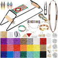 Bead Loom Kit for Jewelry Making - Seed Beads, Accessories & Gift Set