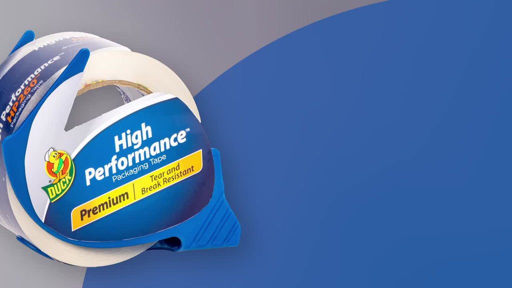 High Performance Clear Packing Tape - Strong Adhesive for Shipping & Moving, 1.88 in. x 60 yd., Multiple Rolls