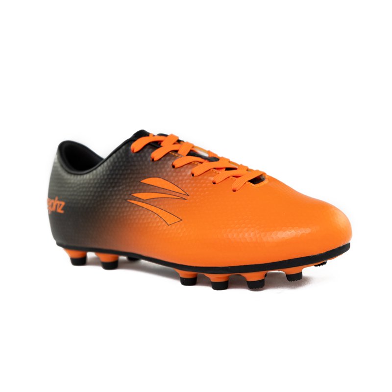 Zephz Wide Traxx Soccer Cleat Youth 5.5EE - Orange/Black