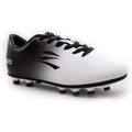 Zephz Youth Wide Traxx Soccer Cleat White‑Black 13EE